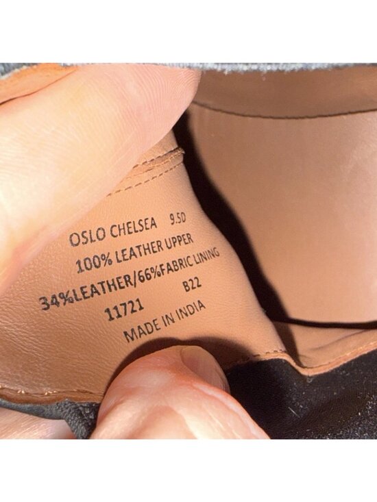 Polo Ralph Lauren Oslo Chelsea Pull On Boots Black Leather Men\'s Size 9.5 D main image 5